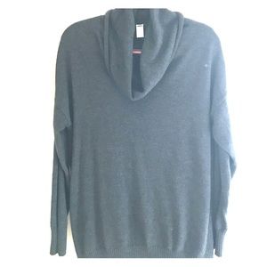 Cowl neck maternity sweater